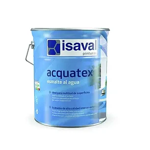 Акриловая водоэмульсионная эмаль Isaval Акватекс 4 л Матовая