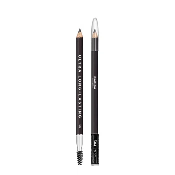 Олівець для брів зі щіточкою Parisa Eyebrow Pencil №304 Сірий, 1,5 г