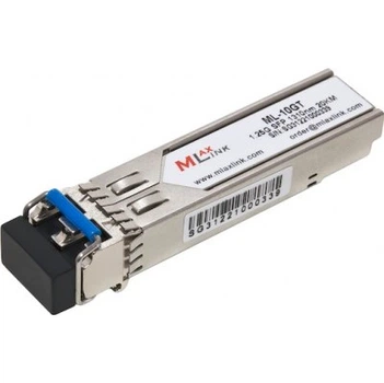 Оптичний двоволоконний модуль MlaxLink SFP, 1,25 Гб/с, 20 км, 1310 нм, 2xLC (ML-10GT)