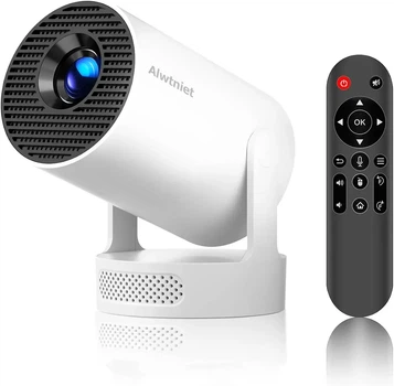 Мини-проектор Alwtniet HY300Pro+ для спальни, просмотра фильмов