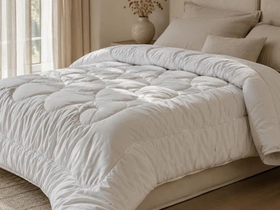 Ковдра VITALTEXTILE зимова полуторна 150х210 см, штучний лебединий пух