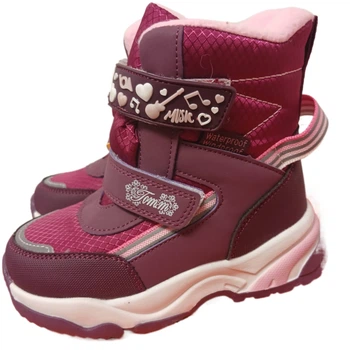Чоботи для дівчинки зима Tom.m С-Т10245 23 (14,5 см) Wine Red