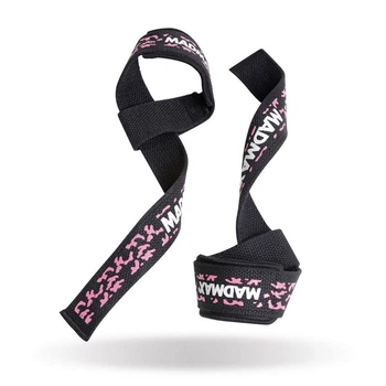 Лямки для тяги MadMax Women's Power Wrist Straps MFA-275-WHT-U Камуфляжно-белые