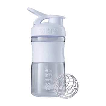 Шейкер Blender Bottle SportMixer 590 мл Прозрачно-белый