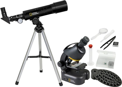 Мікроскоп National Geographic Junior 40x-640x + Телескоп 50/360 з кейсом (9118200/12269)