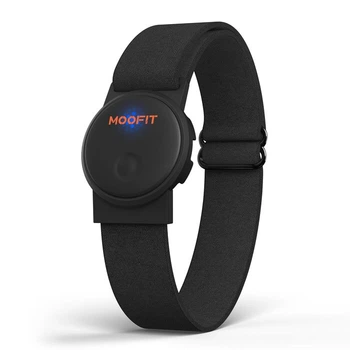 Оптический пульсометр moofit для руки, Bluetooth/ANT+, IP67, черный