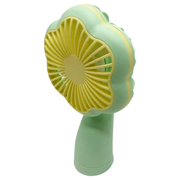 Вентилятор ручной портативный 2 в 1 MK 5612(Green) 2 режима