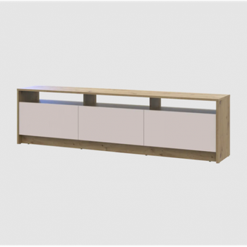 Тумба ТВ Doros U3 Дуб Артизан/Кашемир ДСП 180х33х43 (41516203)
