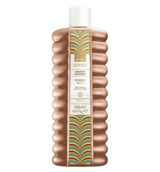 Піна для ванни Avon Senses, «Кремова фантазія» з ароматом карамелі, мигдалю та ванілі 500 мл
