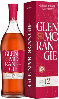 Виски Glenmorangie Accord 12 лет выдержки 1 л 43% в подарочной упаковке (5010494955255)