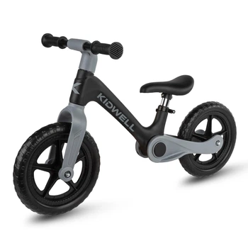 Велобіг Kidwell Flex колеса 12 дюймів складний чорний з сірим