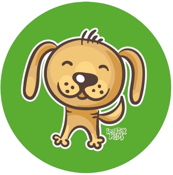 М'яч Artyk Sportox Kids 133756 ПВХ Песик 230 мм (5901811133756)