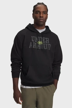 Чоловіче чорне худі UA Rival Flc Camo Fill Hdy-BLK Under Armour SM 6017022-008