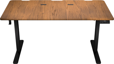Biurko komputerowe Endorfy Atlas L Electric Dark Wood (EY8E006)