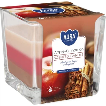 Свчічка ароматична Aura (Bispol) Яблуко-Кориця (27274)