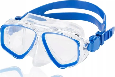 Очки для плавания Speedo JR ADVENTURE MASK 430 голубой One Size