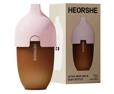 Пляшечка антиколікова HEORSHE - Рожева 240 ml