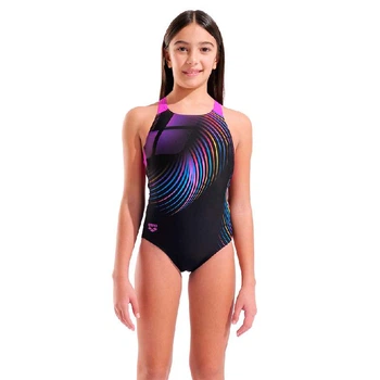 Купальник детский Arena PINWHEEL SWIMSUIT V BACK (011752-557) 8, 128 см