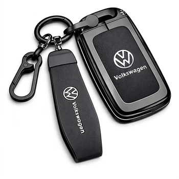 Комплект захисний чохол для ключа Volkswagen: металевий корпус, колір Чорний