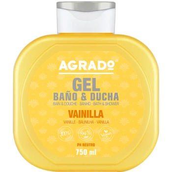 Гель для душа и ванны Agrado Vanilla Ваниль 750 мл