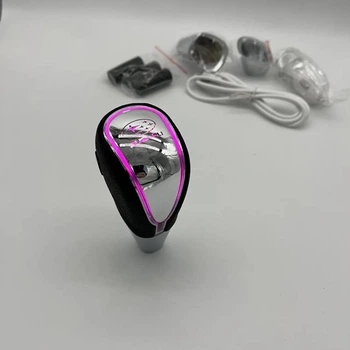 Ручка КПП с RGB подсветкой Subaru, ручка переключения передач с Led подсветкой