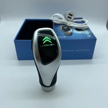 Ручка КПП с RGB подсветкой Citroen, ручка переключения передач с Led подсветкой
