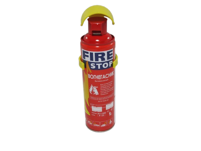Огнетушитель аэрозольный 500мл Fire Stop для авто с креплением (31276)