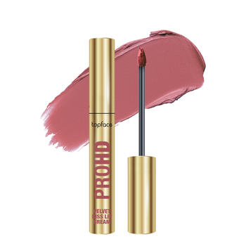 Помада для губ рідка матова topface PROHD Velvet Kiss (PT212), 3 г, 008 Soft Whisper Лілово-рожева