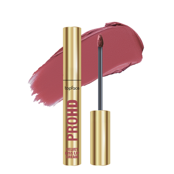 Помада для губ рідка матова topface PROHD Velvet Kiss (PT212), 3 г, 009 Dusty Bloom Холодна рожева