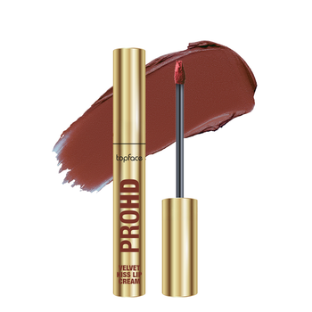 Помада для губ рідка метова Topface PROHD Velvet Kiss (PT212), 3 г, 007 Toasted Allure, коричнева