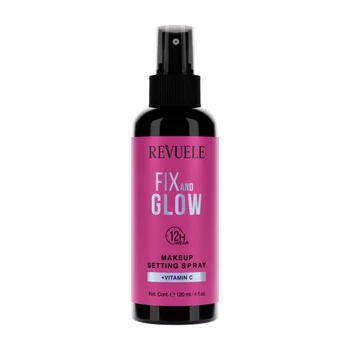 Спрей для фиксации макияжа Makeup Setting Spray Fix & Glow + Vitamin C Revuele 120 мл 5061076242560