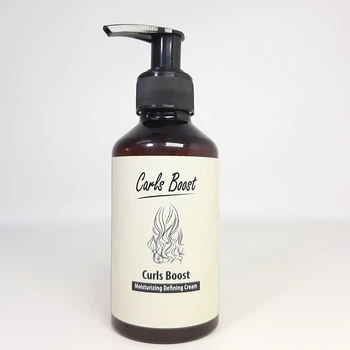 Крем для создания локонов Curls Boost Moisturizing Defining Cream, увлажняющий, для сухих и вьющихся волос, 250 мл (X-2652)