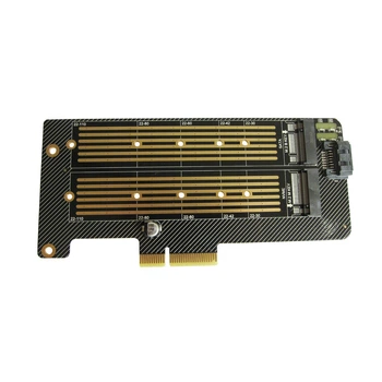 Плата расширения Dynamode PCI-Ex4- 2xM.2 M&B-key