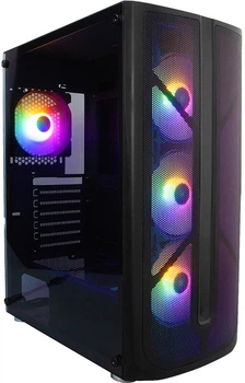 Корпус 1stPlayer X4-BK-4F1 750W RGB Black (X4-BK-4F1-PS-750FK-EU)