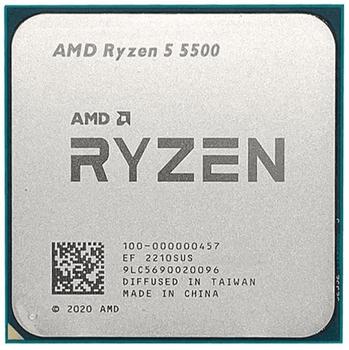 Процесор AMD Ryzen 5 5500 (AM4, 12T, Tray) (AMD) (Ryzen 5 5500)