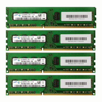 Комплект оперативної пам`яті Samsung 16 GB (4x4096MB) DDR3 1600 MHz (M378B5273CH0-CK0-4X) Б/В