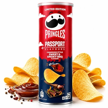 Чипси Pringles Passport Flavours Canadian Style SWEET & SMOKY BBQ 165 g