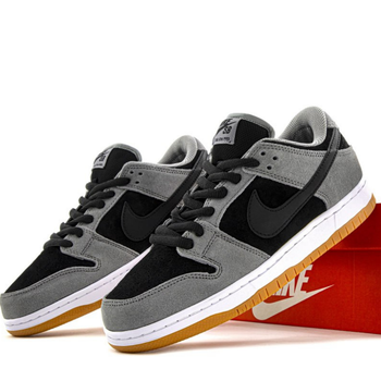Кроссовки женские и мужские Ni Sb Dunk Low Black Grey Brown / Най СБ Данк черные серые низкие 38