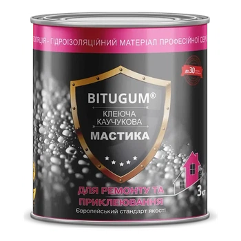 Мастика Bitugum клеюче-каучукова 3 кг