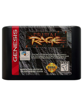 Гра Sega Mega Drive Primal Rage USA Англійська Версія Тільки Картридж Б/У