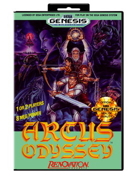 Гра Sega Mega Drive Arcus Odyssey USA Англійська Версія Без Мануалу Б/У