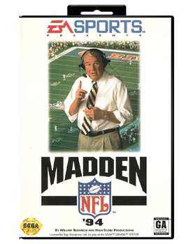 Гра Sega Mega Drive Madden NFL '94 USA Англійська Версія Б/У