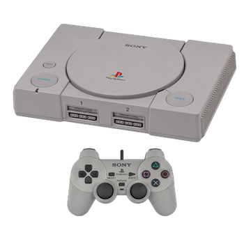 Набор Консоль Sony PlayStation 1 Chip Grey Б/У + Геймпад Проводной DualShock