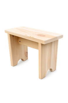Табурет деревянный Ася 40×13×30 см, сосна, без покрытия (A1-TAB-S-PINE-NC)
