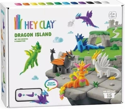 Zestaw kreatywny Hey clay Wyspa smoków 15035CEE15 (4897105245759)