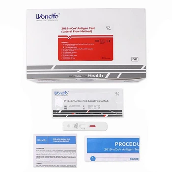 Быстрый тест на антиген коронавируса 2019-nCoV WONDFO W196, 20 тестов