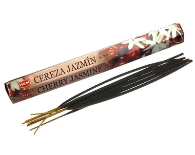Аромапалочки угольные HEM Cherry jasmine Вишня и Жасмин 20 шт