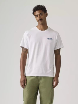 Футболка бавовняна довга чоловіча Levi`s 321598195 XL Біла (1161656270)