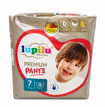 Підгузки-трусики Lupilu Premium Pants Розмір 7 (17+ кг) 28 шт