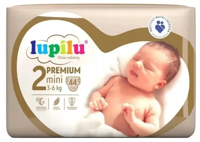 Підгузки памперси Lupilu Premium Розмір 2 (3-6 кг) 44 шт